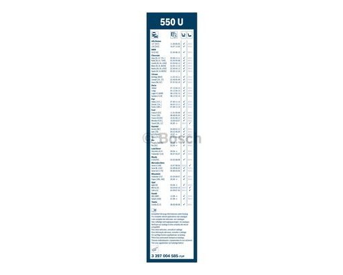 Щітка склоочисника Bosch 3397004585 (3 397 004 585)