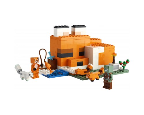 Конструктор LEGO Minecraft Лисича хатина 193 деталі (21178)