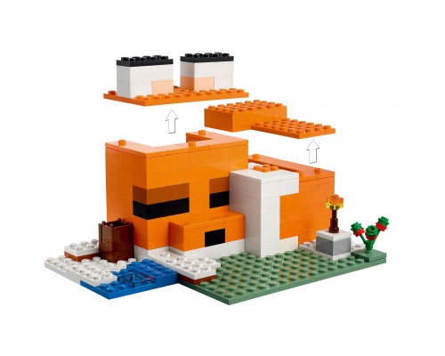 Конструктор LEGO Minecraft Лисича хатина 193 деталі (21178)