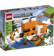 Конструктор LEGO Minecraft Лисича хатина 193 деталі (21178)