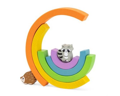 Розвиваюча іграшка Viga Toys гра-баланс Веселка (44590)