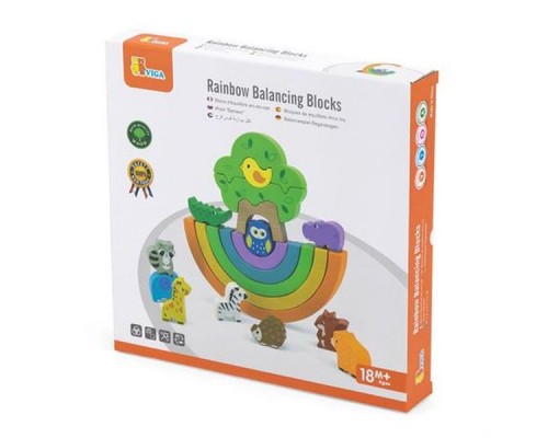 Розвиваюча іграшка Viga Toys гра-баланс Веселка (44590)