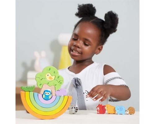 Розвиваюча іграшка Viga Toys гра-баланс Веселка (44590)