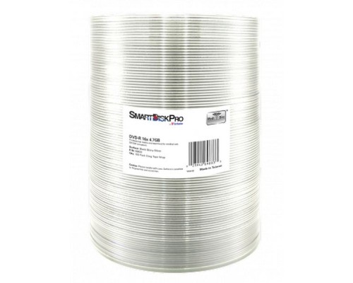Диск DVD SmartDisk PRO DVD-R 4.7GB 16X MATT SILVER Wrap, 100шт (69833) Диск DVD SmartDisk PRO DVD-R 4.7GB 16X MATT SILVER Wrap, 100шт (69833)