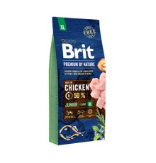Сухий корм для собак Brit Premium Dog Junior XL 15 кг (8595602526505)