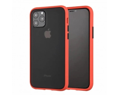 Чохол до мобільного телефона MakeFuture Apple iPhone 11 Pro Frame (Matte PC+TPU) Red (MCMF-AI11PRD) Чохол до мобільного телефона MakeFuture Apple iPhone 11 Pro Frame (Matte PC+TPU) Red (MCMF-AI11PRD)