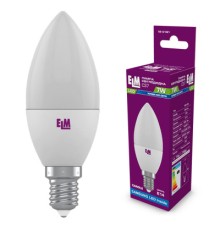 Лампочка ELM C37 7W PA10S E14 4000K (18-0161.)