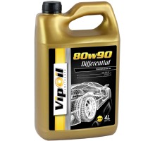 Трансмісійна олива VIPOIL Differential 80W90 GL-5, 4л (0162857)