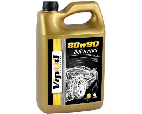 Трансмісійна олива VIPOIL Differential 80W90 GL-5, 4л (0162857)