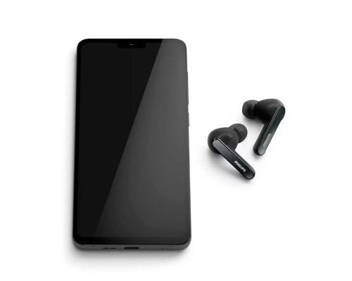 Навушники Philips TAT5506 TWS ANC Pro IPX5 Touch control Mic Black (TAT5506BK/00)