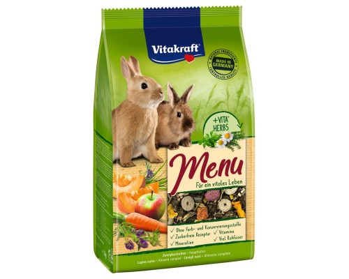 Корм для гризунів Vitakraft Menu Vital для кроликів 3 кг (4008239255426)