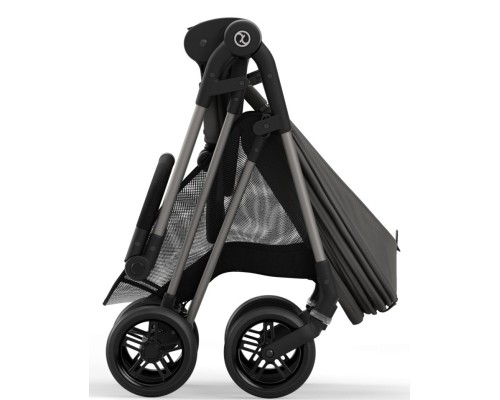 Коляска Cybex Talos S Lux SLV Deep Black black з бампером (520001489)