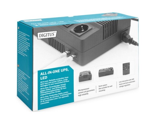 Пристрій безперебійного живлення Digitus 800VA DN-170 (DN-170111)