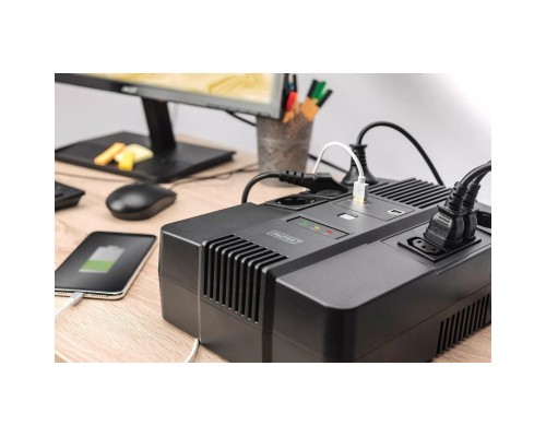 Пристрій безперебійного живлення Digitus 800VA DN-170 (DN-170111)