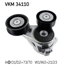 Натягувач ременя з роликом SKF VKM 34110