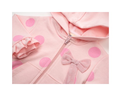 Кофта дитяча Miniworld на блискавці (16797-80G-pink)