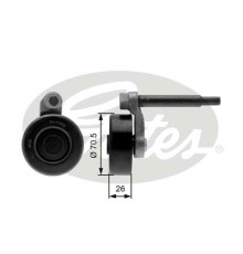 Ролик натягувача ременя Gates T39000