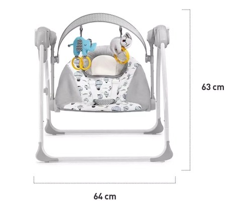 Крісло-гойдалка Kinderkraft Flo Pink (5902533909056)