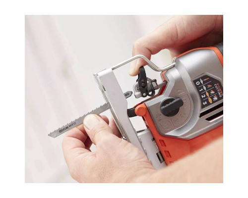 Електролобзик Black&Decker 50 Вт, 1000 - 3100 хід/хв, 2.2 кг, кейс (BES610K)