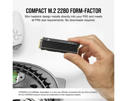 Накопичувач SSD M.2 2280 4TB MP600PRO LPX Corsair (CSSD-F4000GBMP600PLP)