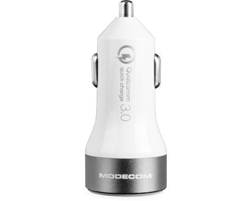 Зарядний пристрій Modecom 2xUSB 2.4A QC3.0 + USB QCU2-07 (ZT-MC-QCU2-07)