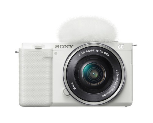 Цифровий фотоапарат Sony Alpha ZV-E10 kit 16-50mm White (ZVE10LW.CEC)