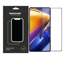 Скло захисне BeCover Poco F4 Black (709274)