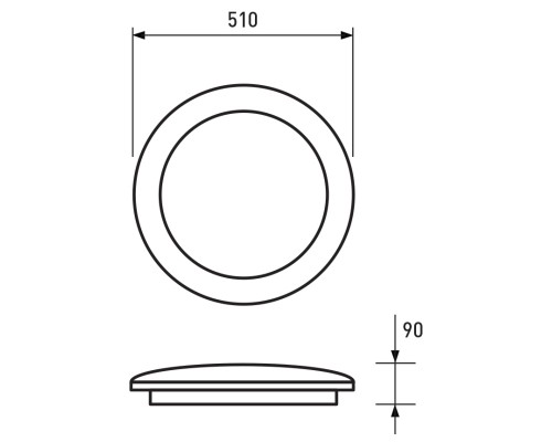 Світильник Eurolamp SmartLight RGB 72W 3000-6500K (LED-ESL-72W-N5)