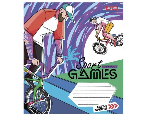 Зошит 1 вересня Sport games 18 аркушів клітинка (766571)