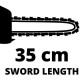 Ланцюгова пила Einhell GC-EC 1935, 1900 Вт, 35 см, 4.66 кг (4501220)