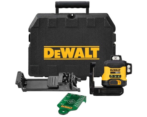 Лазерний нівелір DeWALT 18В XR Li-Ion, зелений промінь, (без АКБ та ЗУ) (DCLE34031N)