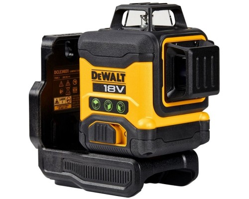 Лазерний нівелір DeWALT 18В XR Li-Ion, зелений промінь, (без АКБ та ЗУ) (DCLE34031N)