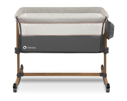 Ліжечко Lionelo приставне Leonie Grey Stone (LO-LEONIE GREY STONE)