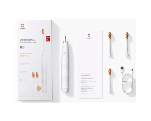 Електрична зубна щітка Oclean Flow S Sonic Electric Toothbrush White (6970810552959)