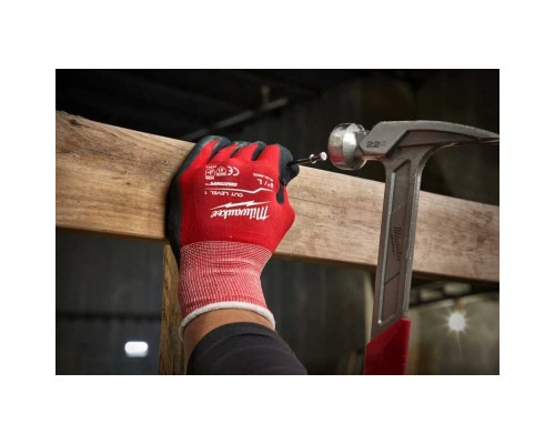 Захисні рукавиці Milwaukee з опором порізам 1 рівня, размер XXL/11, 12 пар (4932471617)