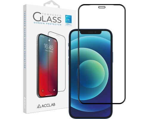 Скло захисне ACCLAB Full Glue Apple iPhone 12 (1283126508219)