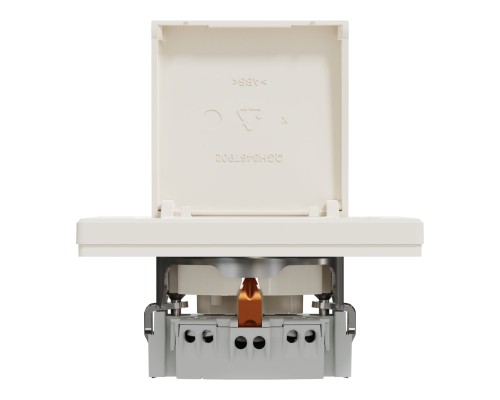 Розетка Schneider Electric ASFORA з кришкою, крем (EPH3100123) Розетка Schneider Electric ASFORA з кришкою, крем (EPH3100123)