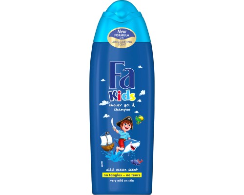 Дитячий гель для душу Fa Kids Хоробрий пірат для хлопчиків 250 мл (9000100662468)