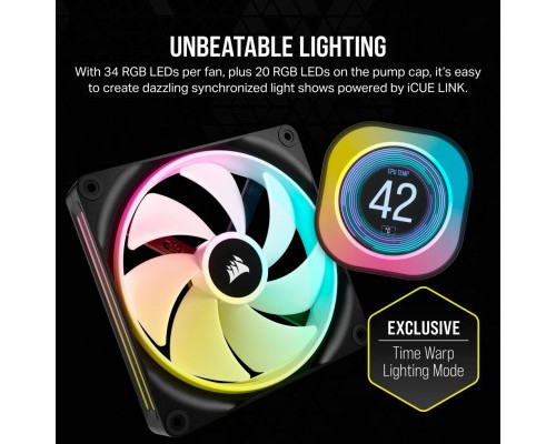 Система рідинного охолодження Corsair iCUE Link H100i LCD RGB (CW-9061007-WW)