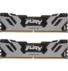 Модуль пам'яті для комп'ютера DDR5 96GB (2x48GB) 6400 MHz Renegade Silver XMP Kingston Fury (ex.HyperX) (KF564C32RSK2-96)