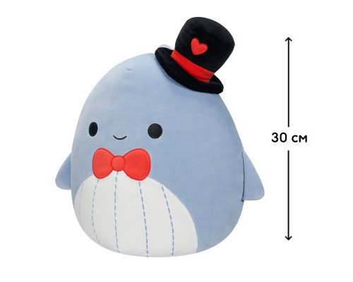 М'яка іграшка Squishmallows Синій кит Самір 30 см (SQVA00873) М'яка іграшка Squishmallows Синій кит Самір 30 см (SQVA00873)
