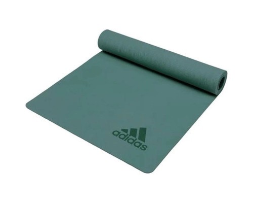 Килимок для йоги Adidas Premium Yoga Mat Уні 176 х 61 х 0,5 см Темно-зелений (ADYG-10300RG)