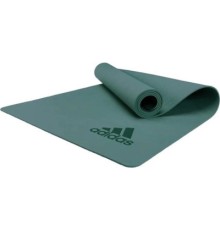 Килимок для йоги Adidas Premium Yoga Mat Уні 176 х 61 х 0,5 см Темно-зелений (ADYG-10300RG)