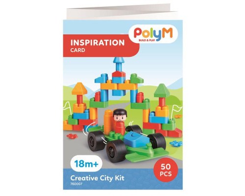 Конструктор PolyM Місто 50 деталей (760007)