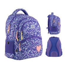 Рюкзак шкільний GoPack Education 175M-4 Shiny Heart (GO24-175M-4)