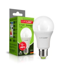 Лампочка Eurolamp LED ECO A60 12W E27 4000K 12-48V (LED-A60-12274(12-48V))