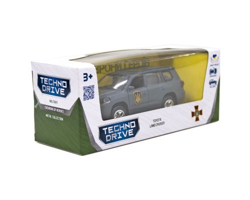 Машина TechnoDrive серії Шеврони Героїв - Toyota Land Сruiser - Рубіж (KM6010)