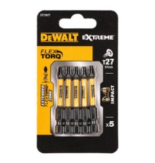 Набір біт DeWALT IMPACT TORSION, ударні, Torx, Т27, L=57 мм, 5 шт (DT7397T)