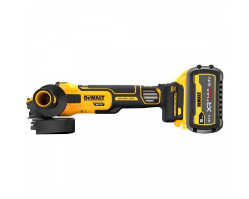 Шліфувальна машина DeWALT 18В XR Li-lon 6Ah, 125 мм, 3000-9000об/хв (DCG409VST1)