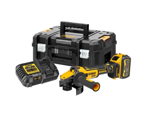 Шліфувальна машина DeWALT 18В XR Li-lon 6Ah, 125 мм, 3000-9000об/хв (DCG409VST1)